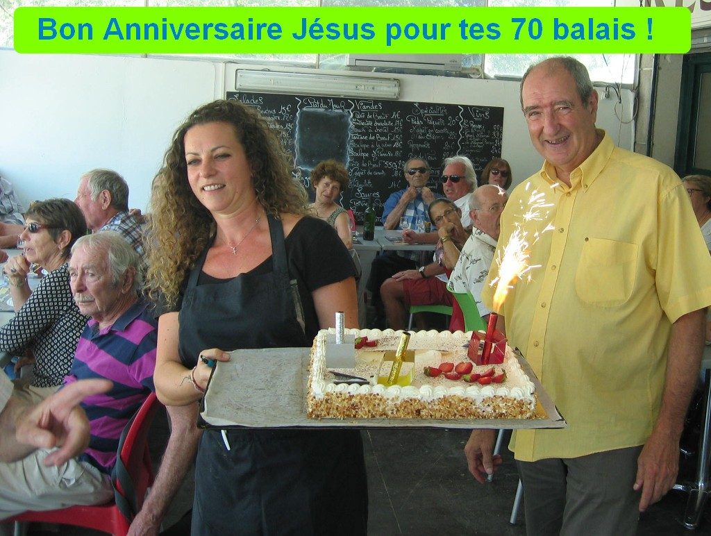    Bon Anniversaire Jésus pour tes 70 bakais !  