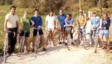 &nbsp; ZOOM : Vélo équipe 7 1984&nbsp; &nbsp;